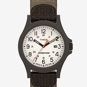 TIMEX EXPEDITION ACADIA CAMPER WATCH, LEATHER/CANVAS STRAP, TW4B23700, NWT!!